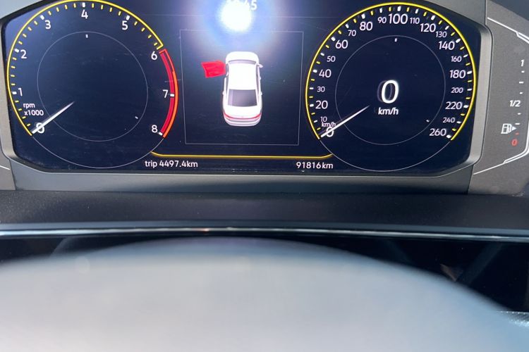 Used Volkswagen Passat 2023 Revised 330TSI Starry Elite Edition Odometer Close Up