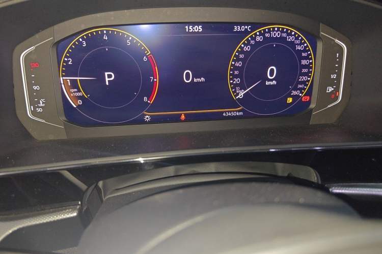 Used Volkswagen Passat 2023 Revised 330TSI Elite Edition Odometer Close Up