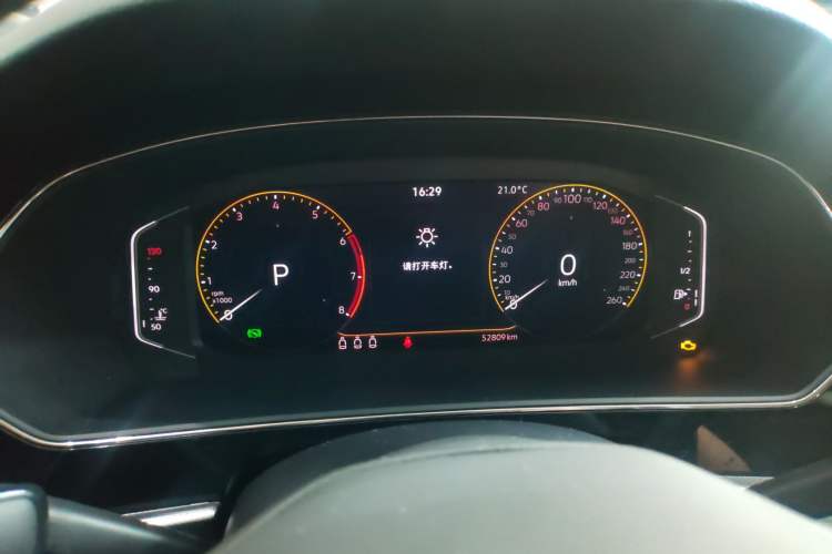 Used Volkswagen Passat 2023 Revised 330TSI Starry Elite Edition Odometer Close Up