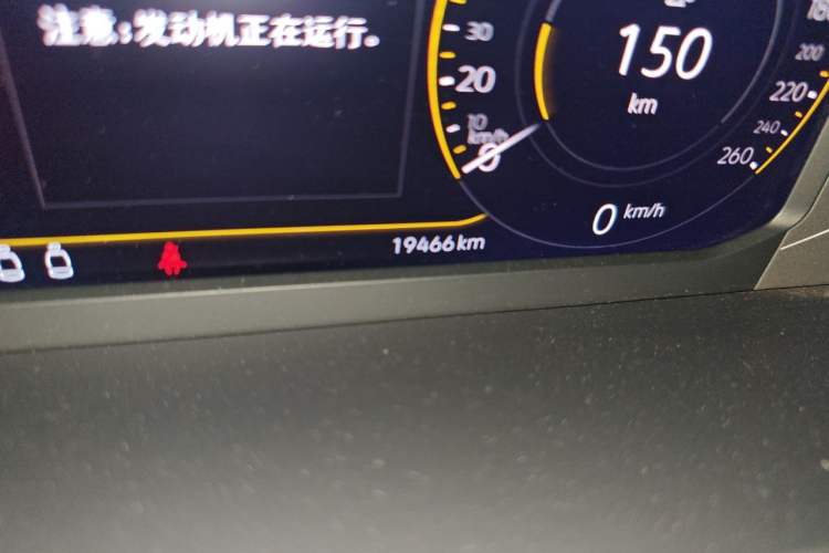 Used Volkswagen Passat 2023 Revised 330TSI Starry Elite Edition Odometer Close Up