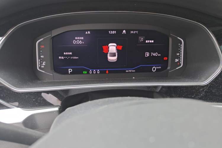 Used Volkswagen Passat 2023 380TSI Flagship Edition Odometer Close Up