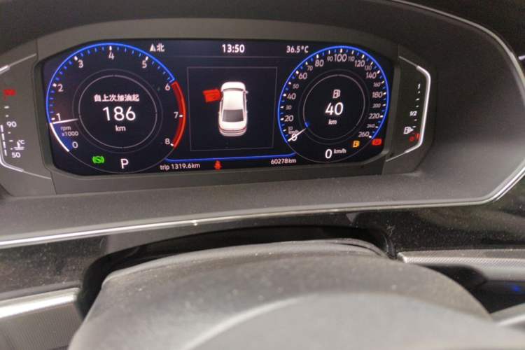 Used Volkswagen Passat 2023 330TSI Luxury Edition Odometer Close Up