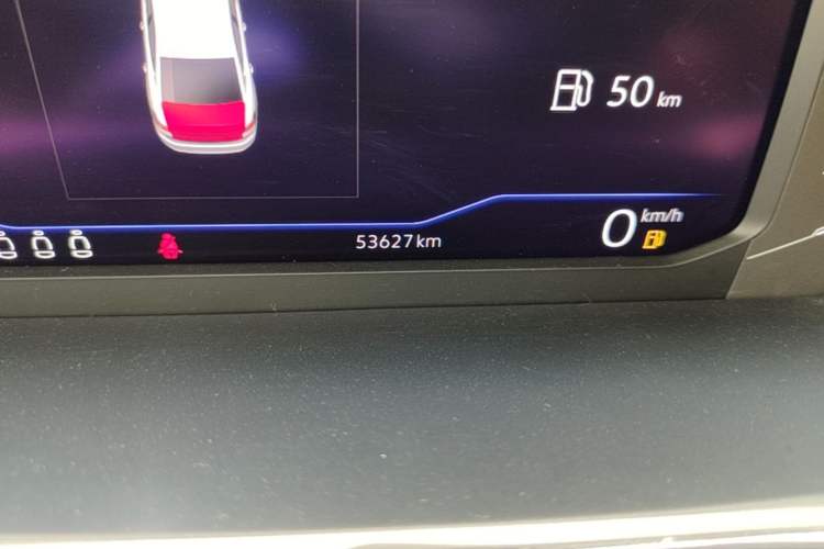 Used Volkswagen Passat 2023 330TSI Luxury Edition Odometer Close Up