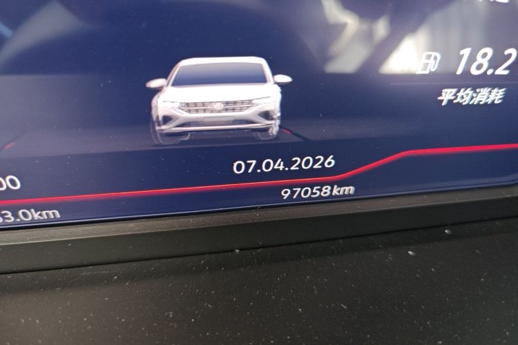 Used Volkswagen Passat 2023 Facelift 330TSI Luxury Edition Odometer Close Up