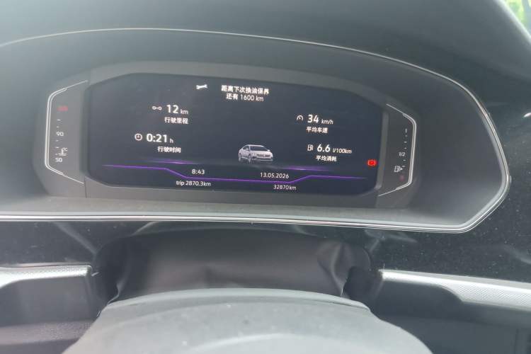 Used Volkswagen Passat 2023 Revised 330TSI Starry Elite Edition Odometer Close Up
