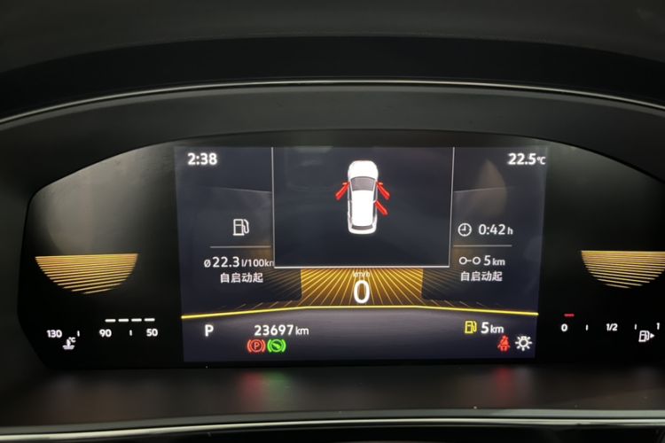 Used Volkswagen Passat 2023 Revised Version 280TSI Business Edition Odometer Close Up