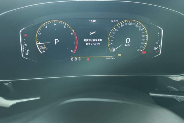 Used Volkswagen Passat 2023 Revised 330TSI Elite Edition Odometer Close Up