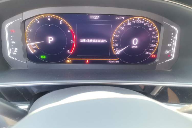 Used Volkswagen Passat 2023 Revised Version 280TSI Business Edition Odometer Close Up