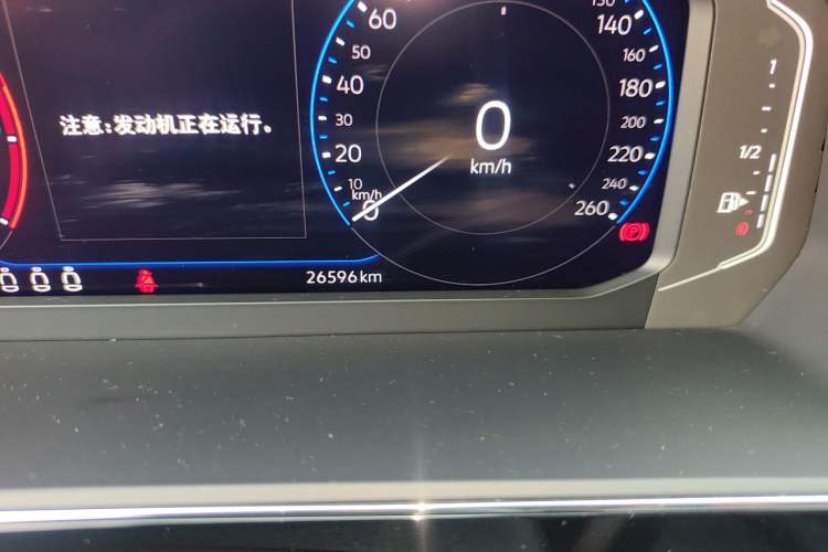 Used Volkswagen Passat 2023 Revised 380TSI Luxury Edition Odometer Close Up