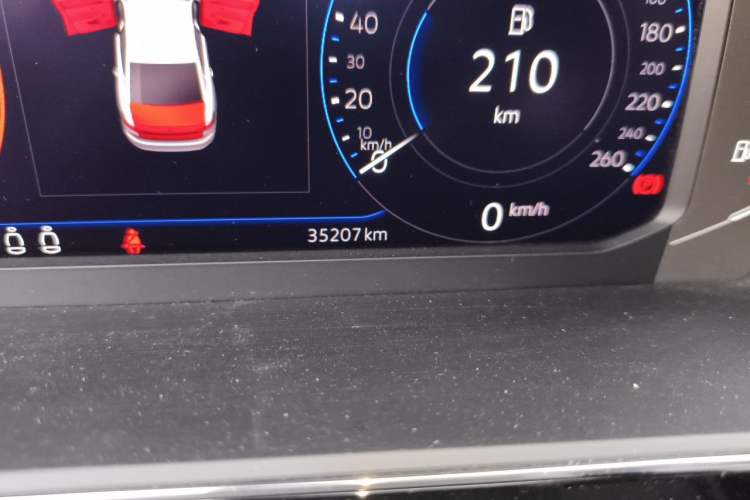 Used Volkswagen Passat 2023 Revised 330TSI Elite Edition Odometer Close Up