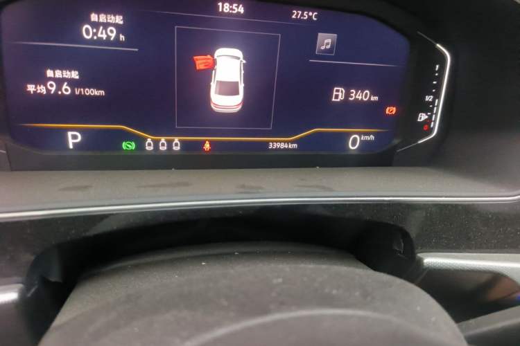 Used Volkswagen Passat 2023 Revised 330TSI Starry Elite Edition Odometer Close Up