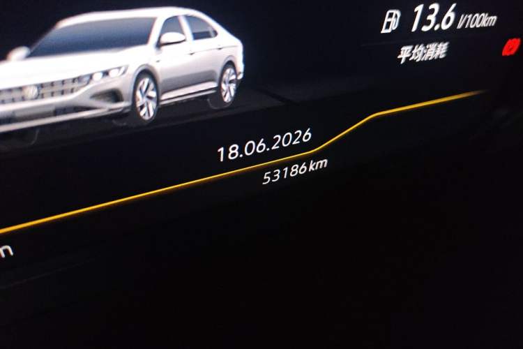 Used Volkswagen Passat 2023 330TSI Starry Elite Edition Odometer Close Up