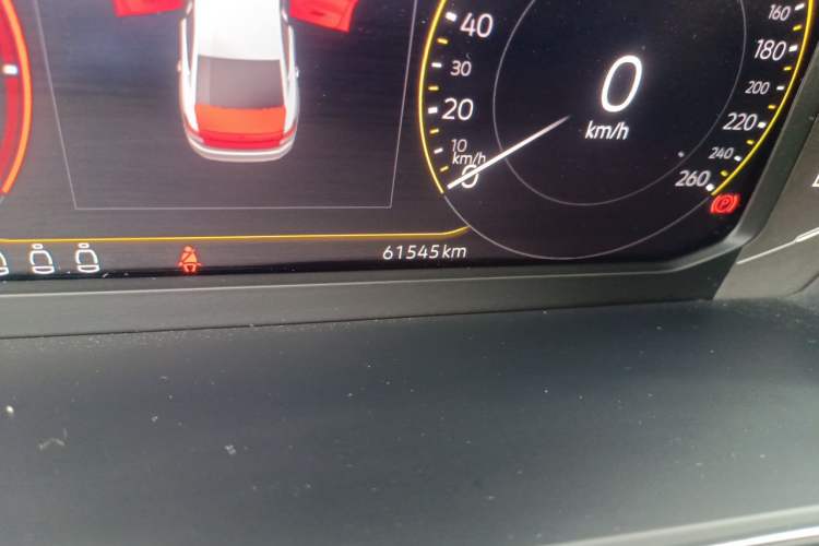 Used Volkswagen Passat 2023 Revised 330TSI Starry Elite Edition Odometer Close Up