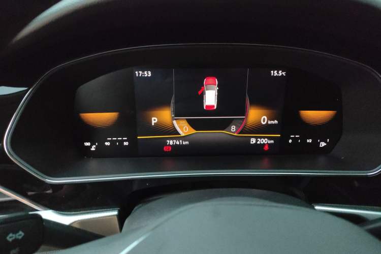Used Volkswagen Passat 2023 Revised Version 280TSI Business Edition Odometer Close Up