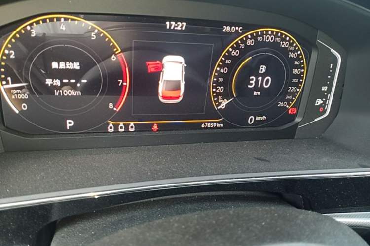 Used Volkswagen Passat 2023 330TSI Elite Edition Odometer Close Up