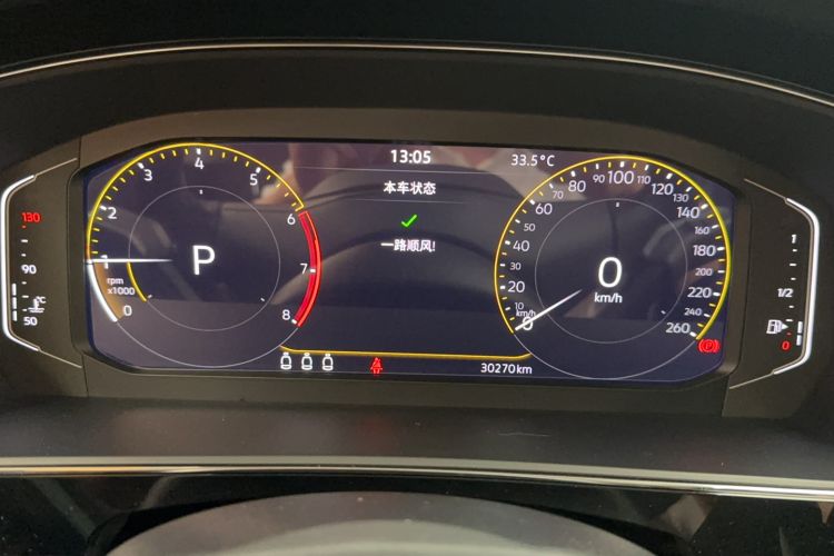Used Volkswagen Passat 2023 Revised 330TSI Elite Edition Odometer Close Up