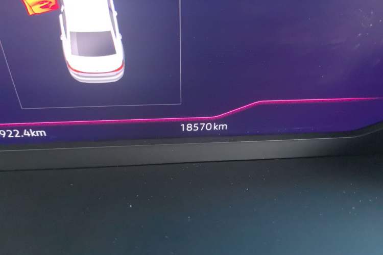 Used Volkswagen Passat 2023 Revised 380TSI Luxury Edition Odometer Close Up