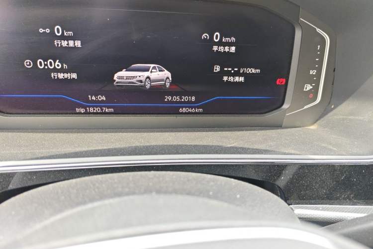 Used Volkswagen Passat 2023 380TSI Luxury Edition Odometer Close Up