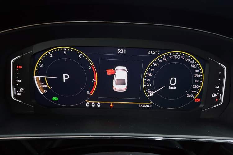 Used Volkswagen Passat 2023 Revised 330TSI Starry Elite Edition Odometer Close Up