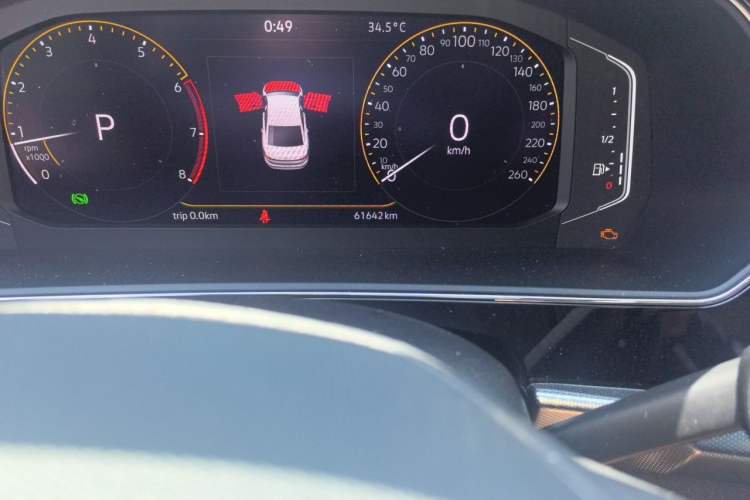 Used Volkswagen Passat 2023 330TSI Starry Elite Edition Odometer Close Up