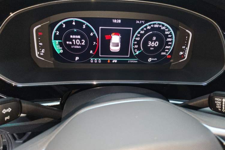 Used Volkswagen Passat 2023 330TSI Starry Elite Edition Odometer Close Up