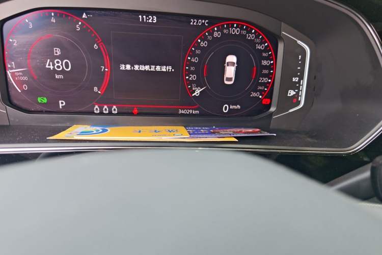 Used Volkswagen Passat 2023 Facelift 330TSI Luxury Edition Odometer Close Up