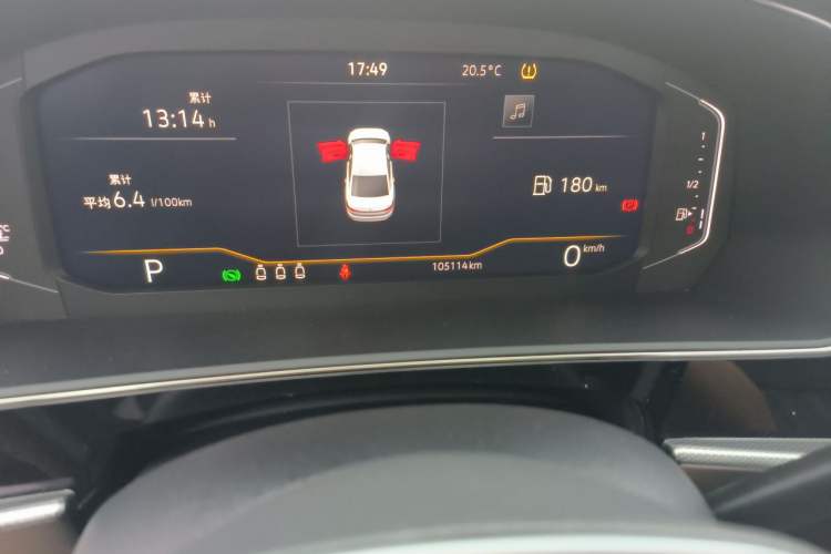 Used Volkswagen Passat 2023 330TSI Elite Edition Odometer Close Up