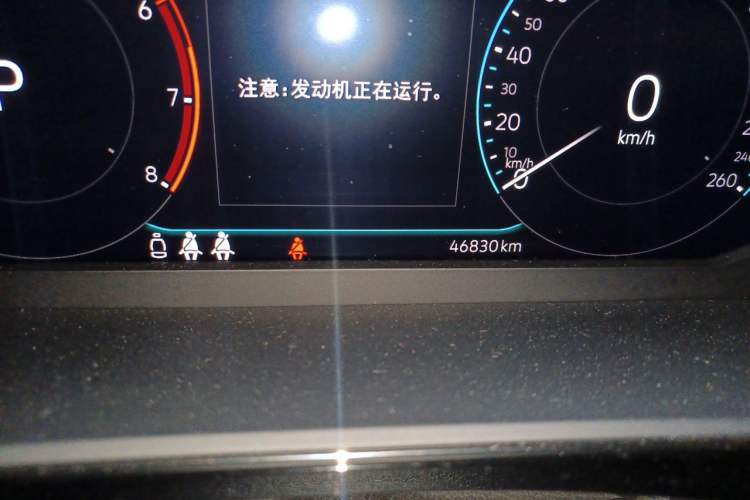 Used Volkswagen Passat 2023 Revised Version 380TSI Flagship Edition Odometer Close Up