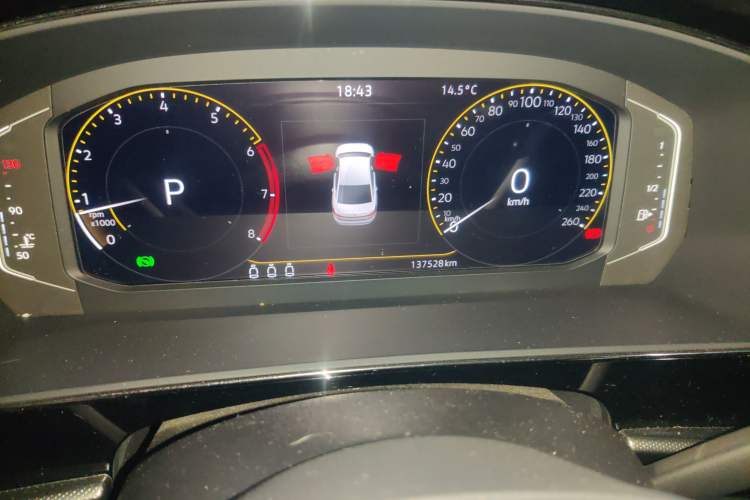 Used Volkswagen Passat 2023 Revised 280TSI Starry Sky Elite Edition Odometer Close Up