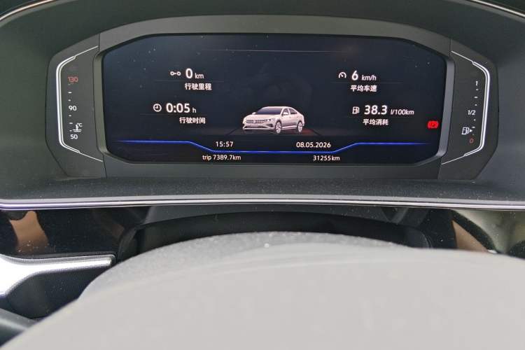 Used Volkswagen Passat 2023 330TSI Starry Luxury Edition Odometer Close Up
