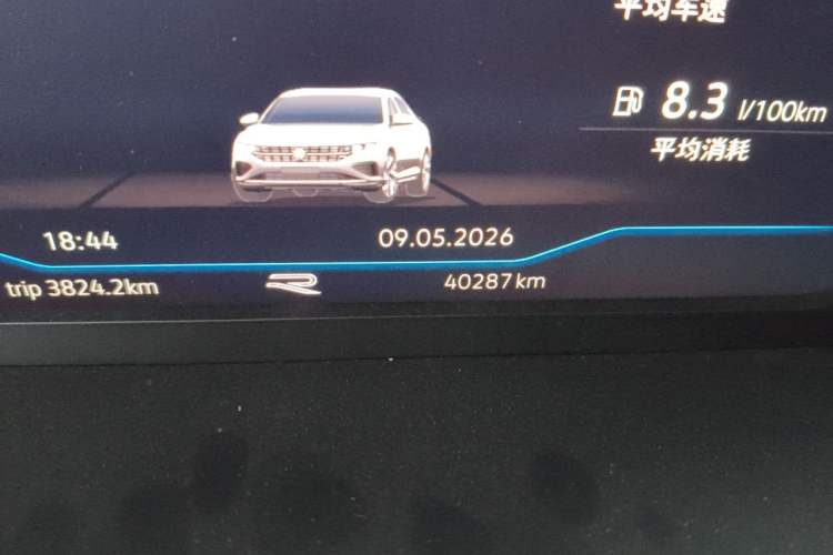 Used Volkswagen Passat 2023 Revised 330TSI Starry Elite Edition Odometer Close Up