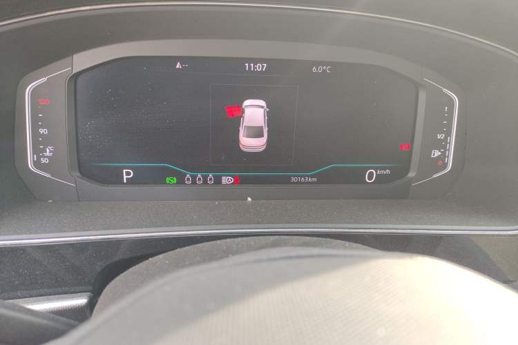 Used Volkswagen Passat 2023 330TSI Prestige Edition Odometer Close Up