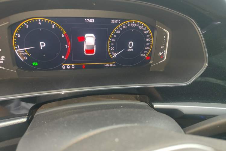 Used Volkswagen Passat 2023 Revised 330TSI Elite Edition Odometer Close Up