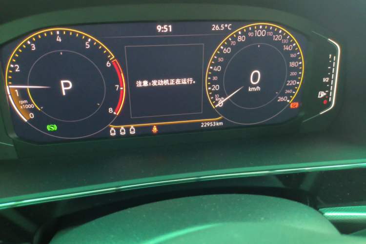 Used Volkswagen Passat 2024 380TSI Starry Dragon Edition Odometer Close Up