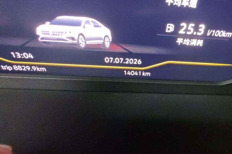 Used Volkswagen Passat 2024 380TSI Dragon Edition Odometer Close Up