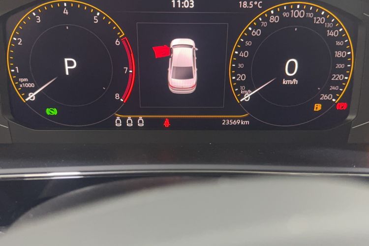 Used Volkswagen Passat 2024 380TSI Starry Elite Edition Odometer Close Up