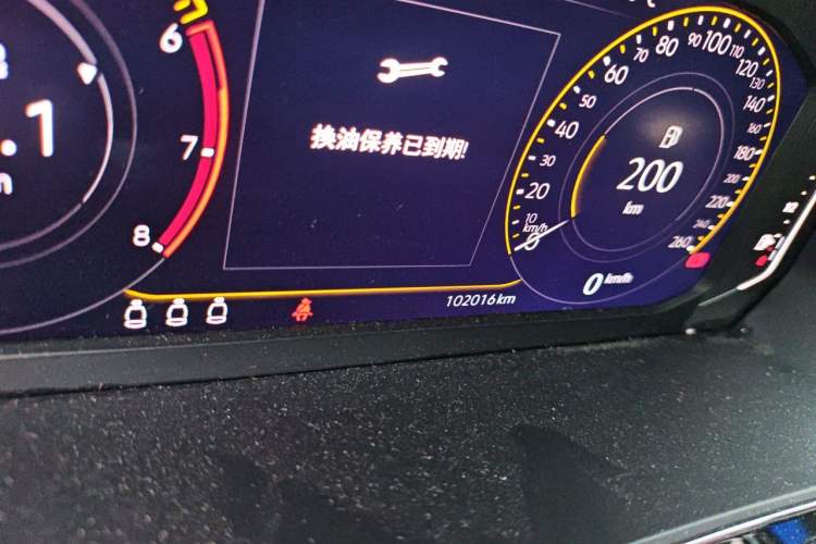 Used Volkswagen Passat 2024 380TSI Elite Edition Odometer Close Up