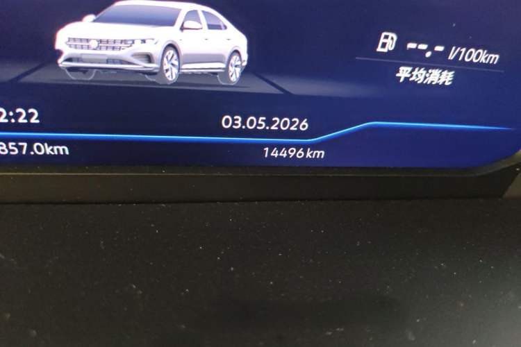 Used Volkswagen Passat 2024 380TSI Starry Dragon Edition Odometer Close Up