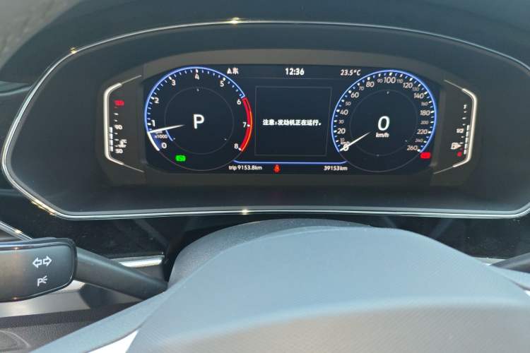 Used Volkswagen Passat 2024 380TSI Dragon Glory Edition Odometer Close Up