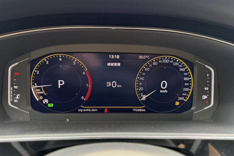 Used Volkswagen Passat 2024 380TSI Dragon Edition Odometer Close Up