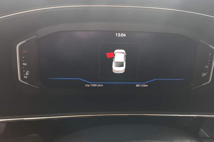 Used Volkswagen Passat 2024 380TSI Dragon Glory Edition Odometer Close Up