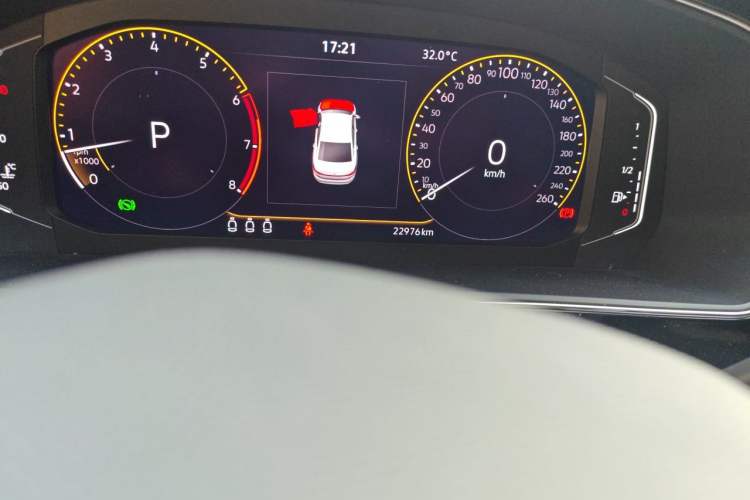 Used Volkswagen Passat 2024 380TSI Elite Edition Odometer Close Up