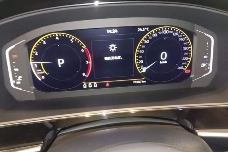 Used Volkswagen Passat 2024 380TSI Elite Edition Odometer Close Up