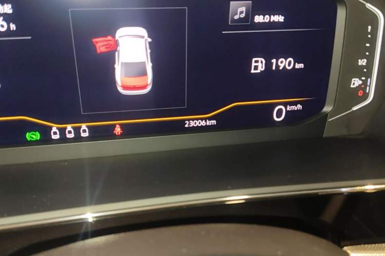 Used Volkswagen Passat 2024 380TSI Elite Edition Odometer Close Up