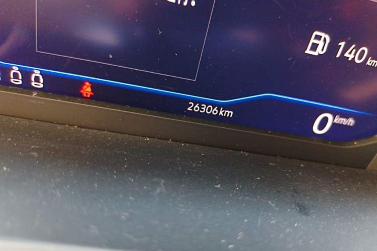 Used Volkswagen Passat 2024 380TSI Luxury Edition Odometer Close Up
