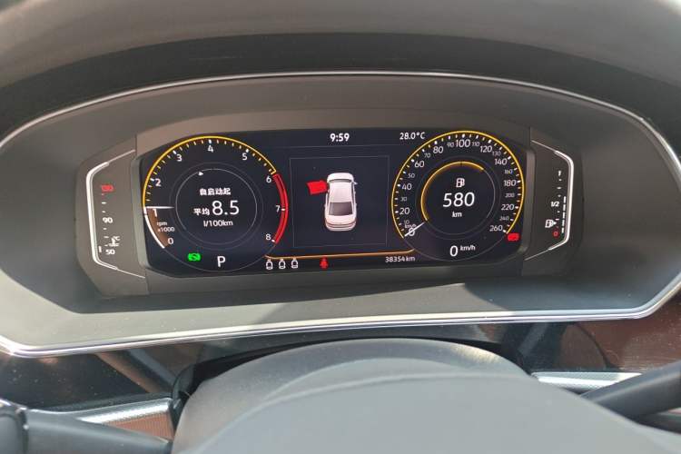 Used Volkswagen Passat 2024 330TSI Elite Edition Odometer Close Up