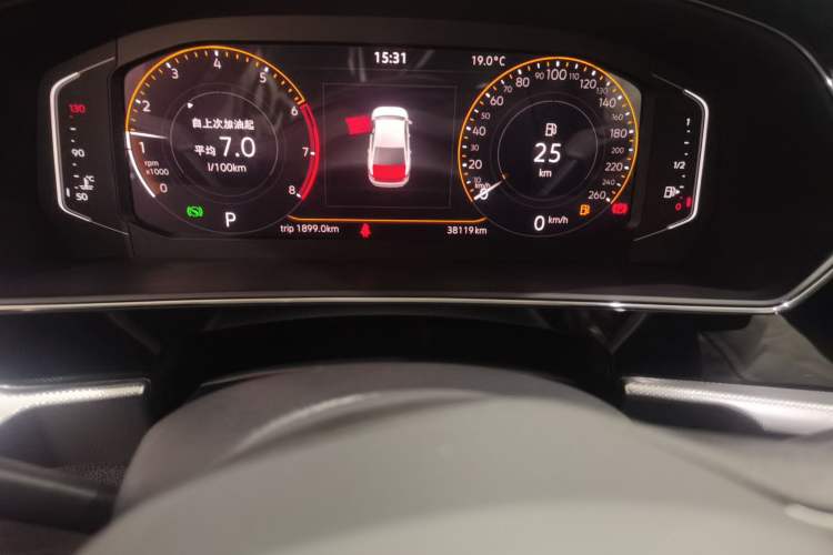 Used Volkswagen Passat 2024 380TSI Starry Elite Edition Odometer Close Up