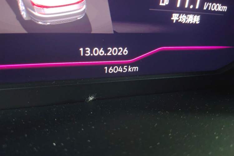 Used Volkswagen Passat 2024 380TSI Dragon Glory Edition Odometer Close Up