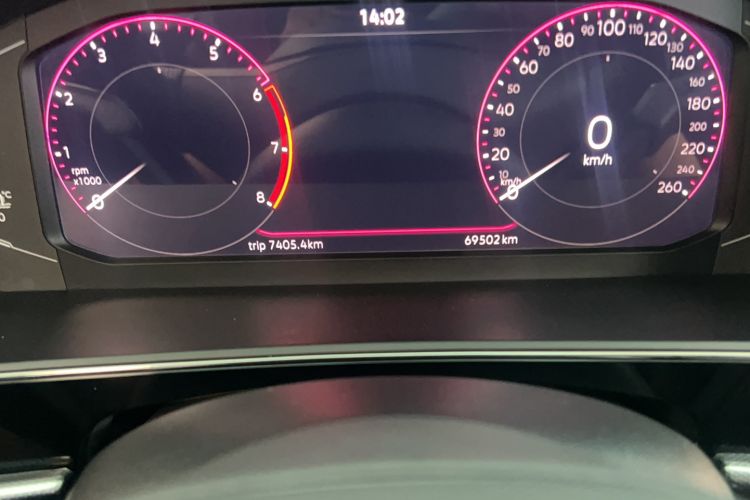 Used Volkswagen Passat 2024 380TSI Elite Edition Odometer Close Up