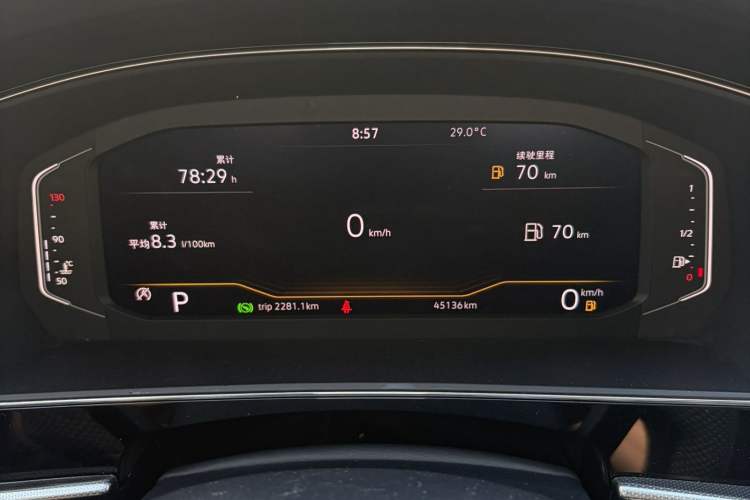 Used Volkswagen Passat 2024 380TSI Starry Elite Edition Odometer Close Up